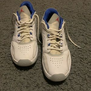 nike jordan shoes white n blue